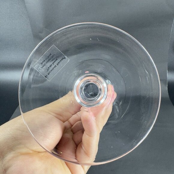 ST NICHOLAS SQUARE Tis the Season Clear Glasses Cups Set 2 Silver Band Etched - Picture 7 of 11